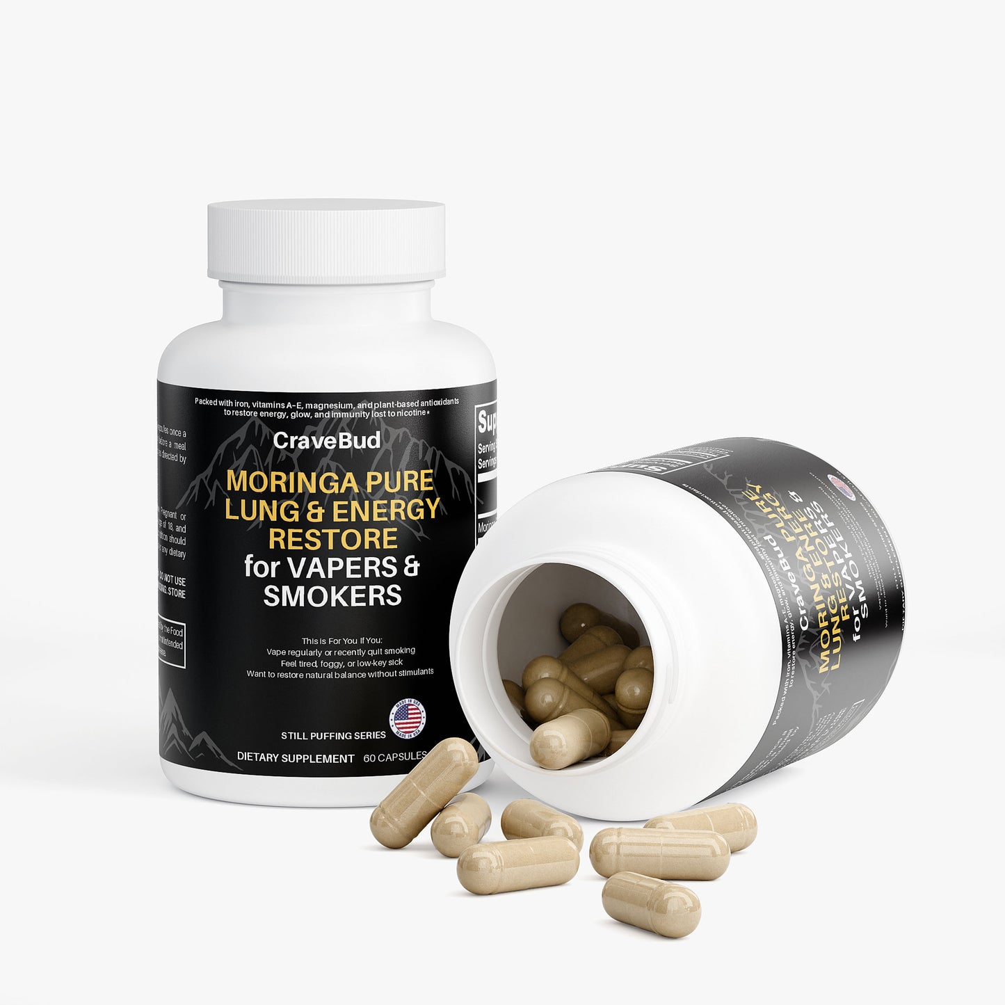 Moringa Pure: Lung & Energy Restore for Vapers and Smokers