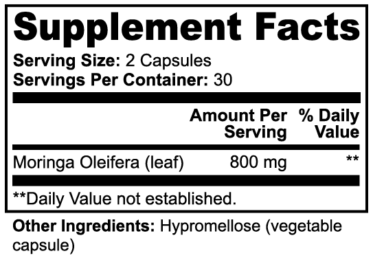 Moringa Pure: Lung & Energy Restore for Vapers and Smokers