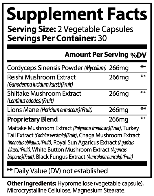 10X Energy Boost Super Mushrooms