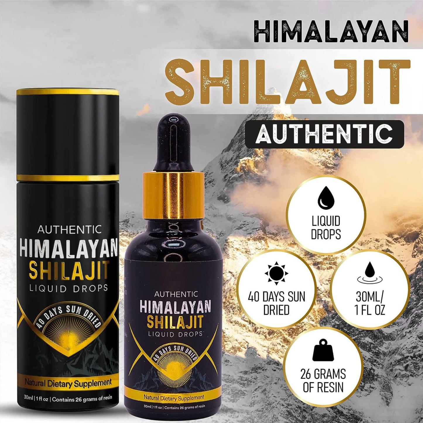 Himalayan Shilajit Liquid Drops