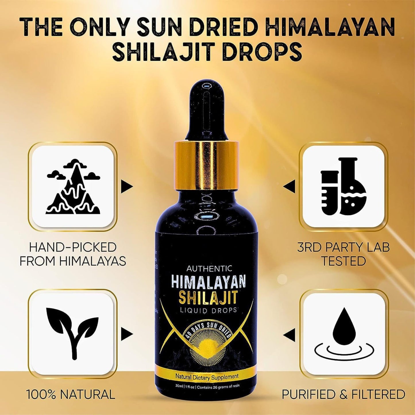 Himalayan Shilajit Liquid Drops