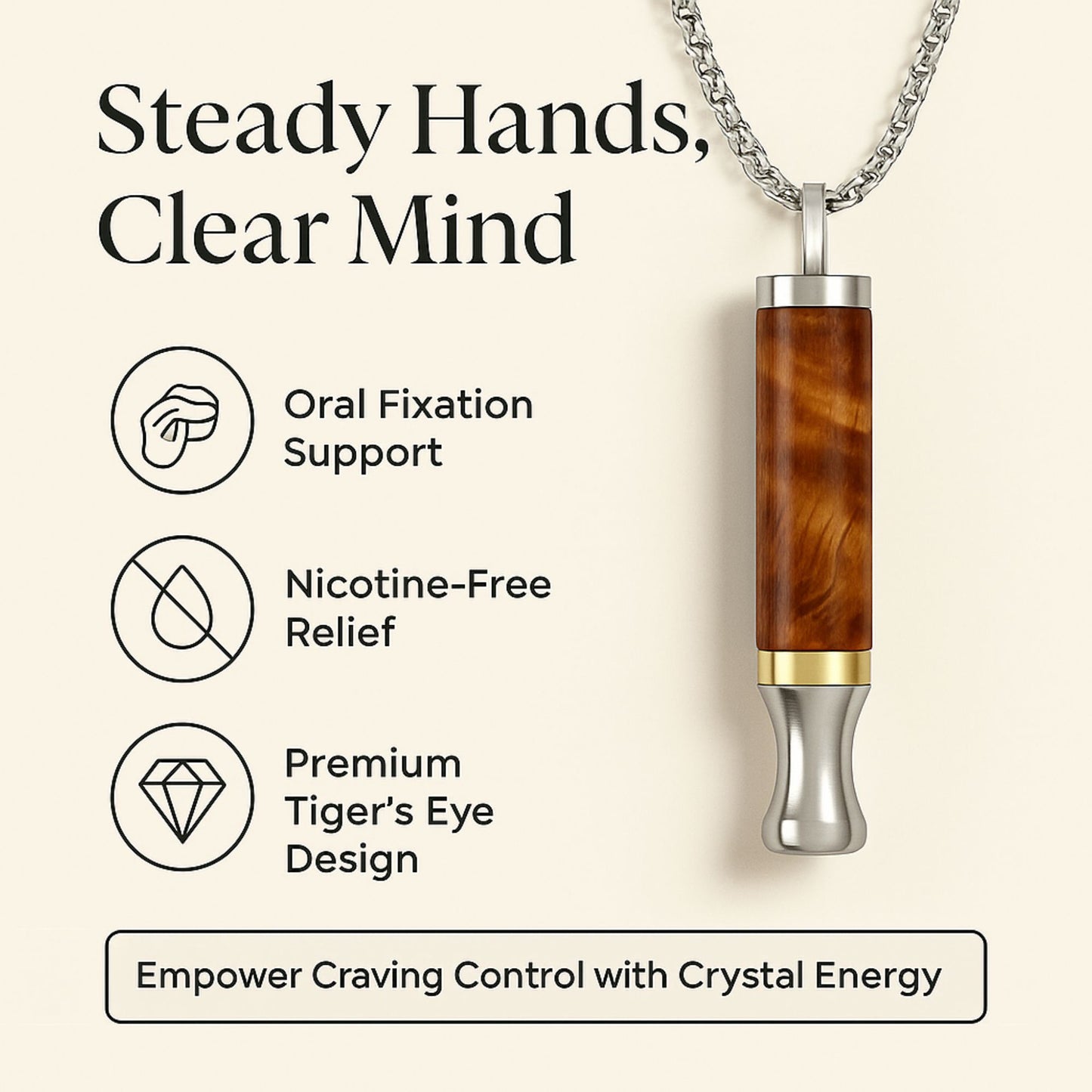 CraveBud with Tiger Crystal