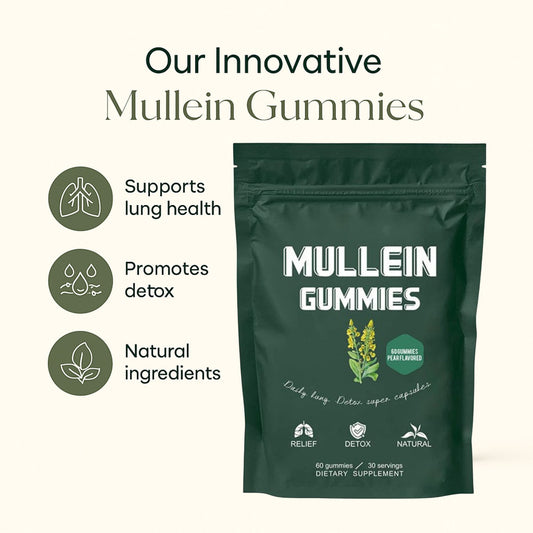 Mullein Gummies: Lung Detox