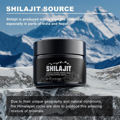 Himalayan Shilajit Resin for Vapers - Fortified with Ashwagandha